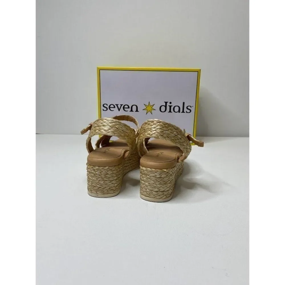 Seven Dials Virginia Espadrille Wedge Sandals Shoes 9.5‎ Women's Adjustable NEW